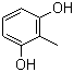 structure of CAS# 608-25-3, 2-Methylresorcinol;2-Methyl-1,3-benzenediol; 2,6-Dihydroxytoluene