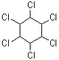 1,2,3,4,5,6-Hexachlorocyclohexane molecular structure (CAS 608-73-1)