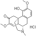 结构式 CAS# 6080-33-7, 盐酸青藤碱