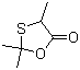 结构式 CAS# 60822-65-3, 2,2,4-三甲基-1,3-氧硫杂环戊-5-酮
