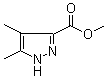 4,5-Dimethyl-1H-pyrazole-3-carboxylic acid methyl ester molecular structure (CAS 60858-33-5)