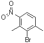 structure of CAS# 60956-25-4, 2,6-Dimethyl-3-nitrobromobenzene;2-Bromo-1,3-dimethyl-4-nitrobenzene