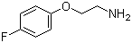 structure of CAS# 6096-89-5, 2-(4-Fluorophenoxy)ethylamine