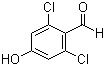 2,6-Dichloro-4-hydroxybenzaldehyde molecular structure (CAS 60964-09-2)