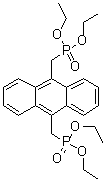 结构式 CAS# 60974-92-7, [9,10-蒽基二(亚甲基)]二膦酸四乙酯