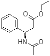 (betaR)-beta-(Acetylamino)benzenepropanoic acid ethyl ester molecular structure (CAS 609849-87-8)