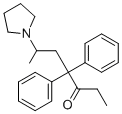structure of CAS# 60996-94-3, Dipyanone;4,4-diphenyl-6-pyrrolidin-1-ylheptan-3-one