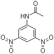 2,4-二硝基乙酰苯胺分子结构 (CAS 610-53-7)
