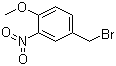 3-硝基-4-甲氧基苄溴分子结构 (CAS 61010-34-2)