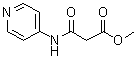 3-Oxo-3-(4-pyridinylamino)propanoic acid methyl ester molecular structure (CAS 610281-60-2)