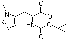 N-[(tert-Butoxy)carbonyl]-3-methyl-L-histidine molecular structure (CAS 61070-22-2)