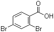 2,4-Dibromobenzoic acid molecular structure (CAS 611-00-7)
