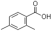 2,4-二甲基苯甲酸分子结构 (CAS 611-01-8)