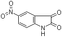 结构式 CAS# 611-09-6, 5-硝基靛红; 5-硝基-2,3-吲哚二酮