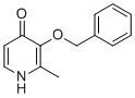 结构式 CAS# 61160-18-7, 3-(苄氧基)-2-甲基吡啶-4(1H)-酮