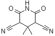 4,4-Dimethyl-2,6-dioxo-3,5-piperidinedicarbonitrile molecular structure (CAS 61193-04-2)