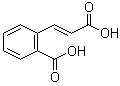 2-羧基肉桂酸分子结构 (CAS 612-40-8)