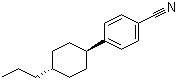 structure of CAS# 61203-99-4, trans-4-(4-Propylcyclohexyl)benzonitrile