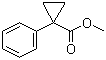 Methyl 1-phenylcyclopropanecarboxylate molecular structure (CAS 6121-42-2)