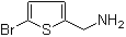 (5-Bromothiophen-2-yl)methanamine molecular structure (CAS 612499-04-4)