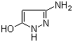 结构式 CAS# 6126-22-3, 3-氨基-5-羟基吡唑