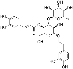 结构式 CAS# 61276-17-3, 毛蕊花糖苷; 麦角甾苷