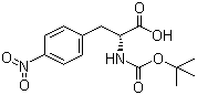 Boc-4-nitro-D-phenylalanine molecular structure (CAS 61280-75-9)