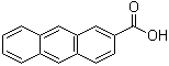 2-Anthracenecarboxylic acid molecular structure (CAS 613-08-1)