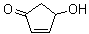 4-Oxo-2-cyclopenten-1-ol molecular structure (CAS 61305-27-9)