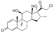 16-epi-Clobetasol molecular structure (CAS 61319-46-8)