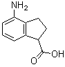 4-Amino-2,3-dihydro-1H-indene-1-carboxylic acid molecular structure (CAS 61346-59-6)