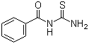 structure of CAS# 614-23-3, Benzoylthiourea;1-Benzoyl-2-thiourea