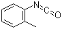 2-Methylphenyl isocyanate molecular structure (CAS 614-68-6)