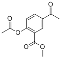 结构式 CAS# 61414-18-4, 甲基2-乙酰氧基-5-乙酰基苯甲酸酯