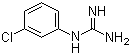 结构式 CAS# 6145-41-1, 3-氯苯基胍; 1-(3-氯苯基)胍
