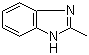 结构式 CAS# 615-15-6, 2-甲基苯并咪唑