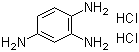 structure of CAS# 615-47-4, 1,2,4-Benzenetriamine dihydrochloride;1,2,4-Triaminobenzene dihydrochloride