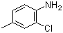 结构式 CAS# 615-65-6, 2-氯-4-甲基苯胺