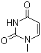 1-甲基-2,4(1H,3H)-嘧啶二酮分子结构 (CAS 615-77-0)