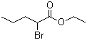 2-溴戊酸乙酯分子结构 (CAS 615-83-8)