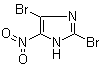 2,4-Dibromo-5-nitroimidazole molecular structure (CAS 6154-30-9)