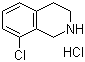 结构式 CAS# 61563-33-5, 8-氯-1,2,3,4-四氢异喹啉盐酸盐