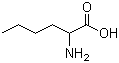 DL-正亮氨酸分子结构 (CAS 616-06-8)