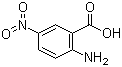 2-氨基-5-硝基苯甲酸分子结构 (CAS 616-79-5)
