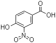 4-Hydroxy-3-nitrobenzoic acid molecular structure (CAS 616-82-0)