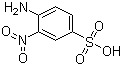 结构式 CAS# 616-84-2, 2-硝基苯胺-4-磺酸