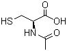N-Acetyl-cysteine molecular structure (CAS 616-91-1)