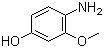 structure of CAS# 61638-01-5, 4-Amino-3-methoxyphenol