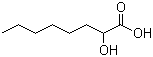 2-羟基辛酸分子结构 (CAS 617-73-2)