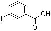 结构式 CAS# 618-51-9, 3-碘苯甲酸; 间碘苯甲酸